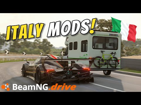 Видео: Лучшие итальянские моды для BeamNG Drive — машины и карта