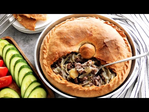 Видео: Крымскотатарский Пирог Кубете с говядиной✨