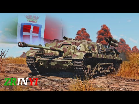 Видео: Достойный макаронник обзор взвода Zrinyi в WarThunder mobil