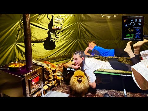 Видео: Серия 1 ЗИМОЙ ЖИВЕМ В ПАЛАТКЕ НА БЕРЕГУ ОЗЕРА, РЫБАЛКА НА ЖЕРЛИЦЫ, ОТДЫХ СЕМЬЕЙ ПЕРВЫЙ ЛЁД