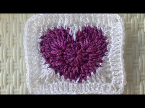 Видео: Сердце в квадрате #бабушкинквадрат