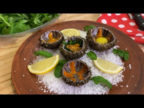 Видео: Морские ежи как в ресторане за 5 минут