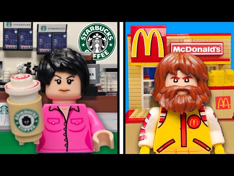 Видео: Я построил ВАШ ЛЮБИМЫЙ ФАСТФУД из LEGO...