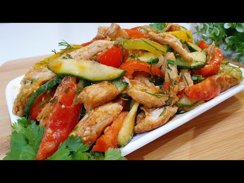 Видео: ХИТ САЛАТ 2022! МЯСНОЙ САЛАТ КОТОРОГО СМЕТУТ ПЕРВЫМ СО СТОЛА! БЕЗ МАЙОНЕЗА. SHIRIN DUNYO