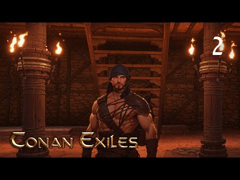 Видео: Conan Exiles Прохождение в соло #02 Железо и колесо боли