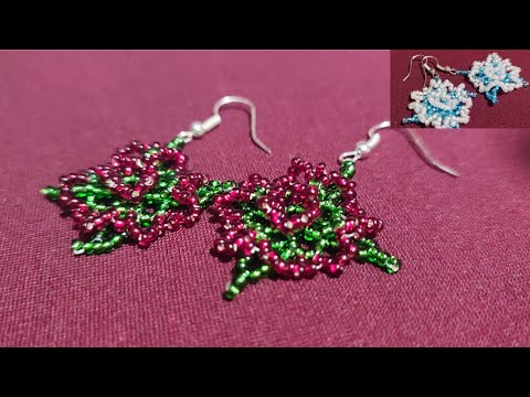 Видео: МК/DIY Сережки. Майстер клас з бісероплетіння.