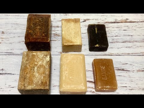 Видео: ASMR Soap/ cutting old and very dry soap/ retro soap/ резка старого и очень сухого мыла