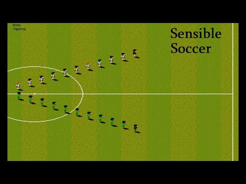 Видео: Sensible Soccer 1992 Sega Mega Drive UEFA CUP Прохождение за Спартак.