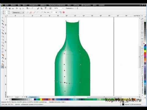 Видео: Рисование объемных объектов мэшами в CorelDraw