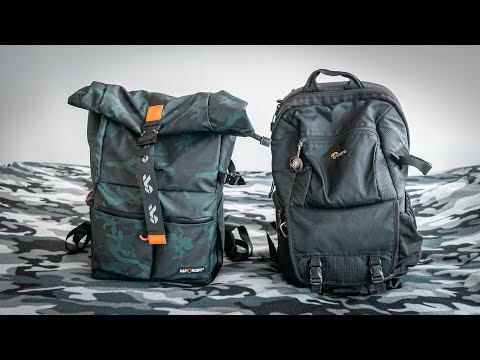 Видео: Фоторюкзаки: LowePro vs K&F Concept. Обзор и сравнение.