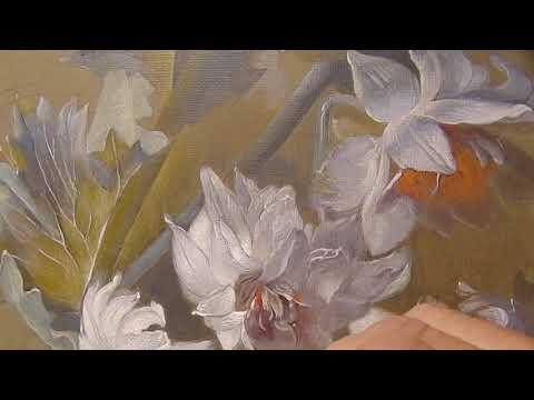 Видео: Учимся рисовать голландский цветочный натюрморт.Часть 5