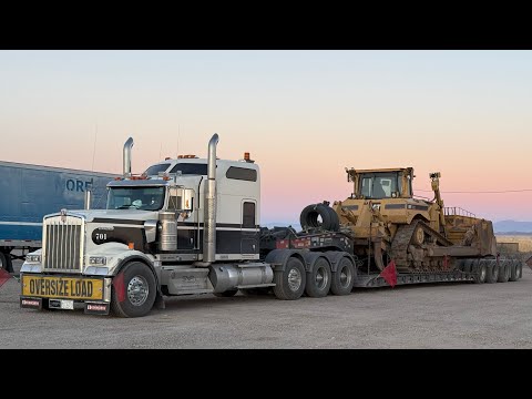 Видео: 206. На Мексику! Тяну 45ти тонный BULLДоzeр CAT D8T. Отдадут ли мексиканцы деньги за груз?