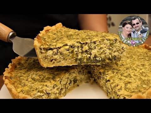 Видео: Пирог с творогом и зеленью. Простой рецепт. Быстро, вкусно и очень полезно.