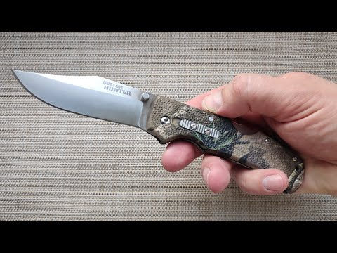 Видео: Нож DOUBLE SAFE HUNTER Cold Steel. Годнота почти бесплатно :)