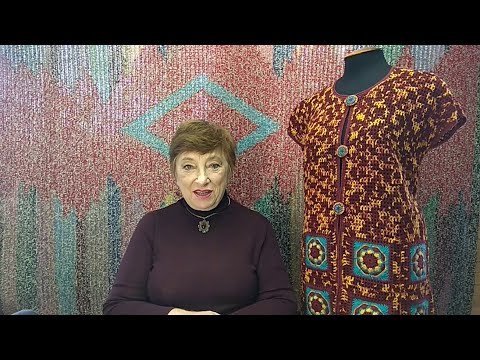 Видео: Жилет "Бухара". Мастер-класс по вязанию крючком от О. С. Литвиной.