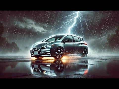 Видео: Nissan Leaf та блискавка. Наскільки сумісні.