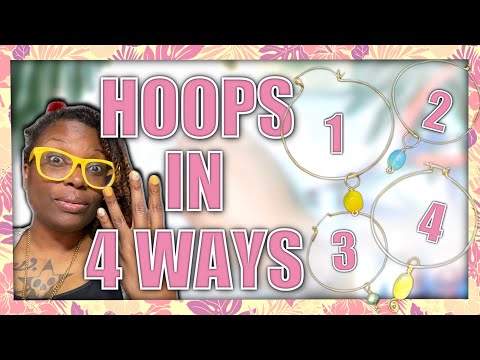 Видео: 4 СПОСОБА сделать серьги-кольца из медной проволоки | Простые серьги-кольца | Я ВЕРНУЛАСЬ!!!!