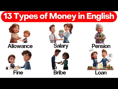 Видео: 12 денежных слов, которые вы ОБЯЗАНЫ знать на английском языке (вас этому никто не учил) #learnen...