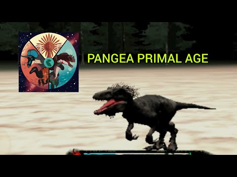 Видео: PANGEA PRIMAL AGE🦕🦖/Жизнь ютараптора/Битва и охота