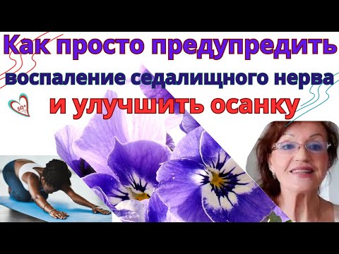 Видео: Как просто за 60 предупредить воспаление седалищного нерва и улучшить осанку: Для женщин за 50