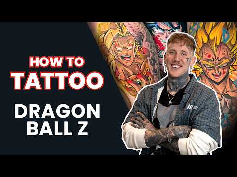 Видео: Как сделать татуировку в стиле аниме с Колином | Урок по татуировке