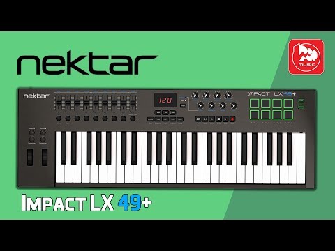 Видео: Недорогая MIDI-клавиатура Nektar Impact LX 49+