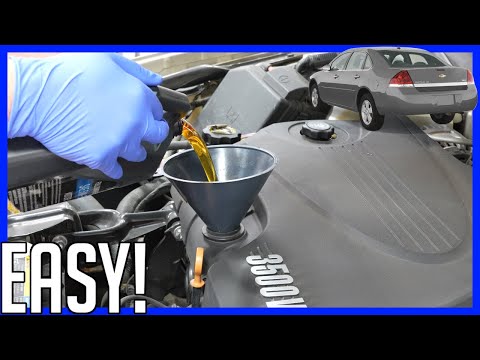 Видео: Как заменить масло и фильтр на Chevrolet Impala 3.5L V6 2006-2016 годов (пошагово)