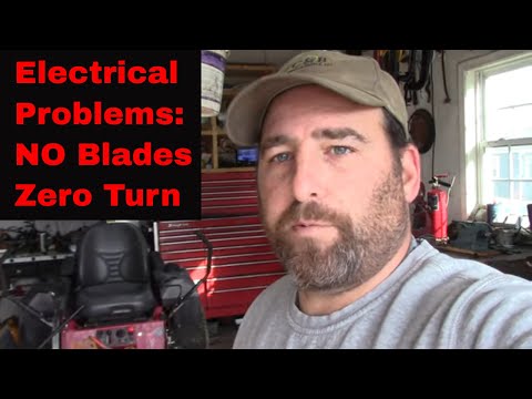Видео: Лопасти Zero Turn не включаются: почему