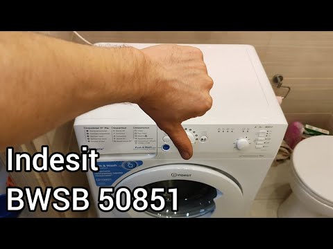 Видео: Обзор стиральной машины Indesit BWSB 50851 5kg | Заводской брак 👎