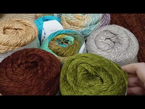 Видео: Накупила ще YarnArt Linen Soft, YarnArt Paillettes і паєтки на бавовні