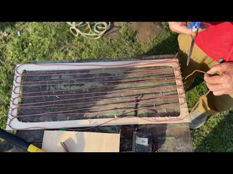 Видео: Делаю самодельный инфракрасный обогреватель из бетона и греющего кабеля