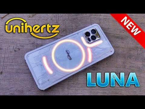 Видео: Unihertz Luna - необычный смартфон с подсветкой.