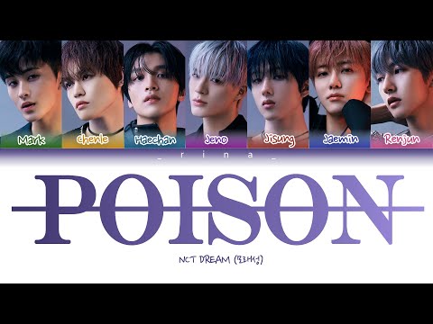 Видео: NCT DREAM-'Poison' (모래성) (ПЕРЕВОД НА РУССКИЙ/КИРИЛЛИЗАЦИЯ) Lyrics Color Coded