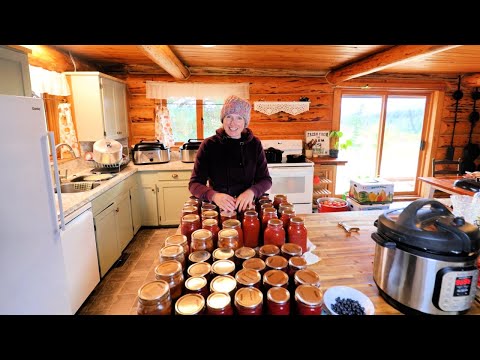 Видео: Я не знала, что их можно консервировать! | Сладкий картофель, клюквенный соус и последние помидоры