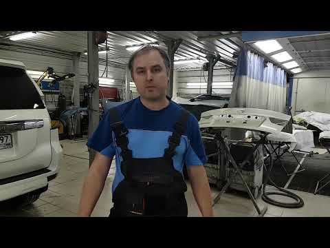 Видео: Ремонт подготовка к покраске бампера Часть 9