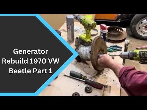 Видео: Ремонт генератора 1970 VW Beetle, часть 1