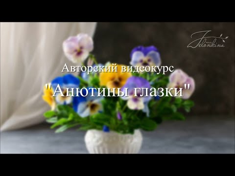 Видео: ПРОМОролик к видеокурсу "Анютины глазки"