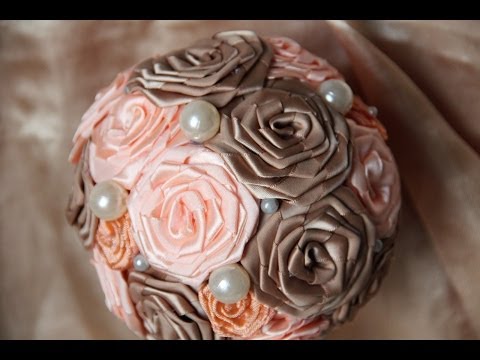 Видео: Топиарий из лент