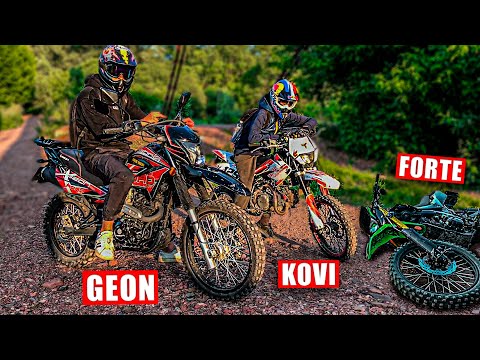 Видео: ПОВЕРНЕННЯ Geon X-Road Light 250 / РОЗБИВ свій Forte CBA 250 / Пітбайк Kovi Pit 150