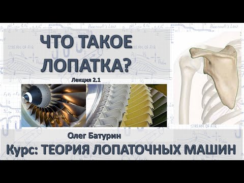 Видео: Лекция 2.1. Что такое лопатка турбомашины, и зачем она нужна