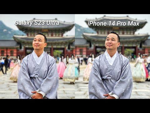 Видео: Тест камеры Galaxy S23 Ultra против iPhone 14 Pro Max после обновлений (днём)