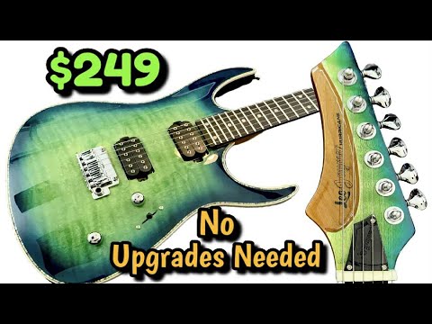 Видео: Лучшая гитара, которую вы можете купить за 250 долларов, сделана в Китае компанией Leo Jaymz! Сми...