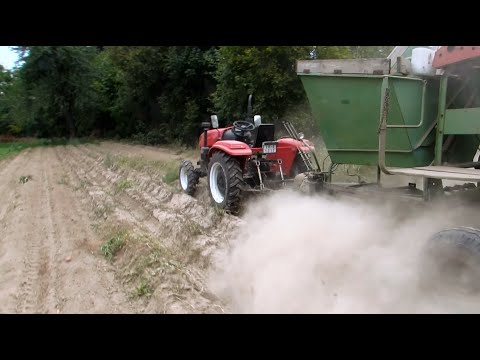 Видео: Какой картофельный комбайн для мини-трактора выбрать.