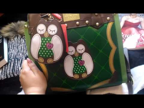 Видео: Покупки:сумка + шапка с помпоном и бриллиантами**