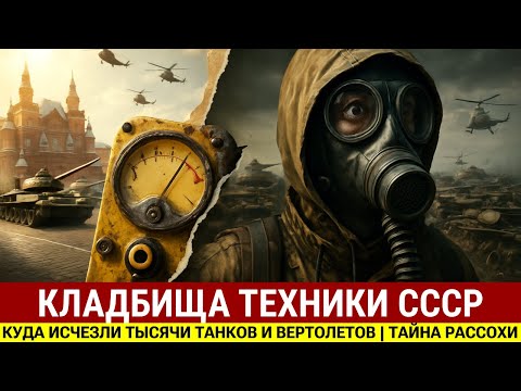 Видео: Кладбища зараженной техники СССР: Куда ИСЧЕЗЛИ тысячи танков и вертолетов | Тайна Рассохи