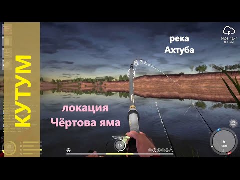 Видео: Русская рыбалка 4 - река Ахтуба - Кутум с острова