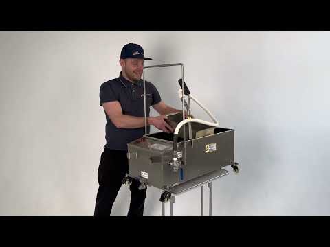 Видео: Аппарат для очистки фритюрного масла RS PRO 58