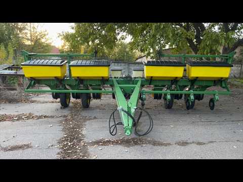 Видео: Сівалка John Deere точного висіву.Шукає валасника.Сухі добрива, капремонт, система контролю.Гарантія