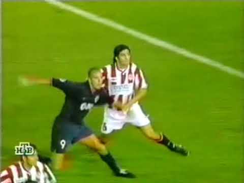 Видео: ЛЧ 2000-01 1 гр этап Группа C 1 тур  Валенсия Олимпиакос  обзор НТВ