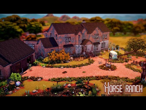 Видео: Дом в наследство🐴| Horse ranch|  Строительство| Симс 4| Sims 4| Speed build| No CC